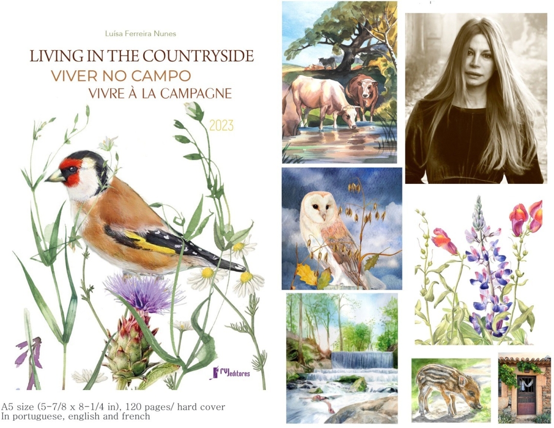 A Vida No Campo Agenda Ilustrada A Aguarela 2023